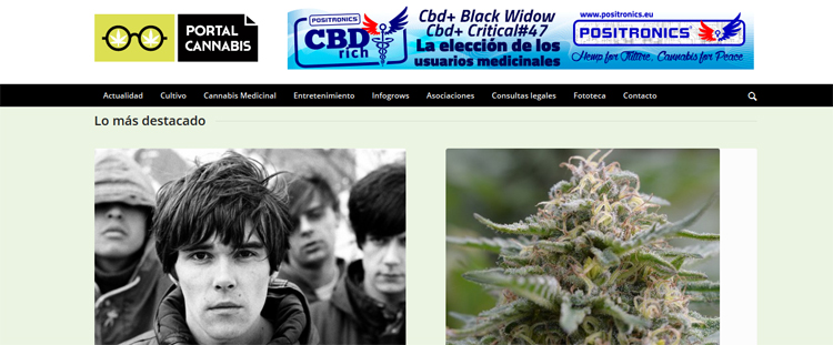 home del Portal Cannabis