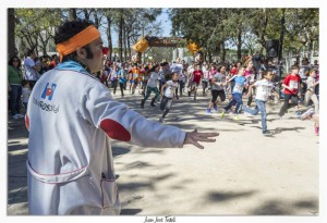 carrera infantil organizada por payasospital