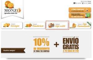 comprar online cajas mixtas de naranjas y zumos