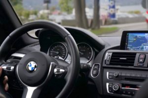 Interior de vehículo BMW