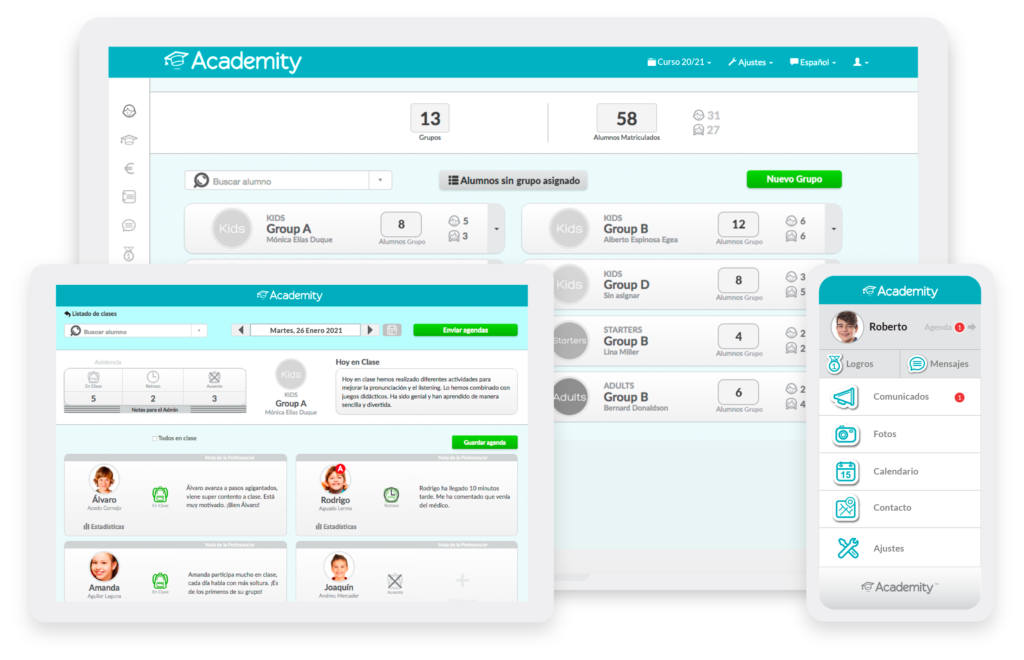 Academity, App para academias
